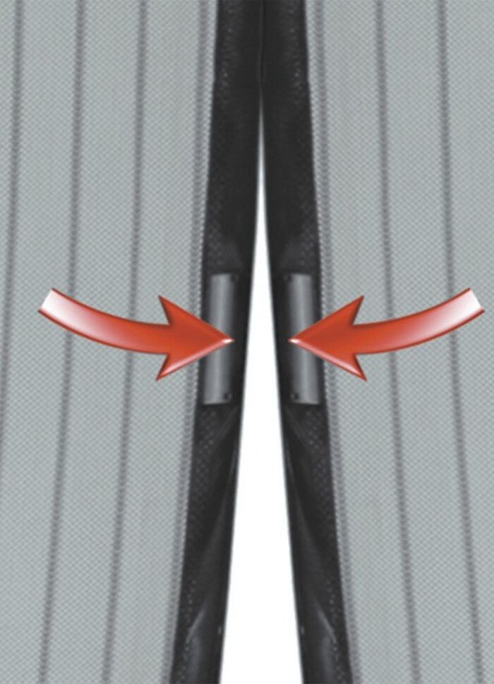 Insectengordijn met magneetsysteem, sluit automatisch! 