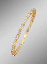 Massieve armband met briljanten 