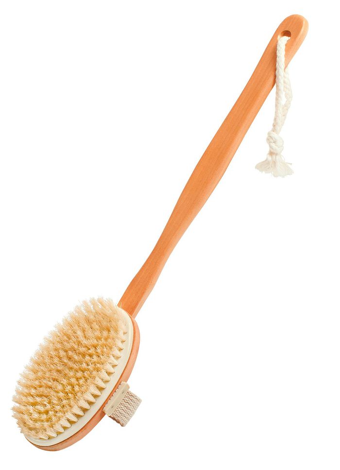 Badborstel van lotushout 