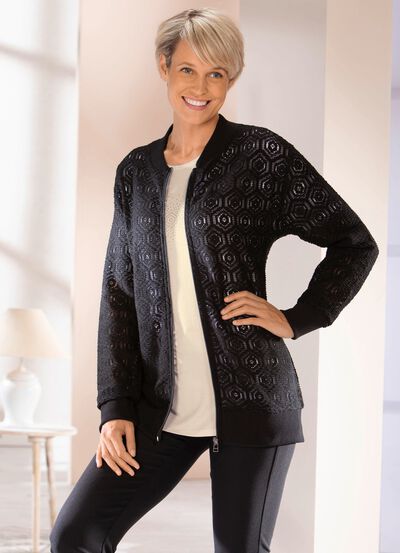 Jas met opstaande kraag 