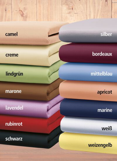 Hoeslaken van fijne jersey met elastaan 