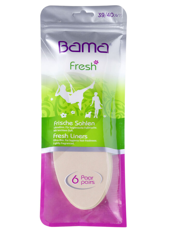BAMA Fresh-inlegzolen BEIGE/GROEN