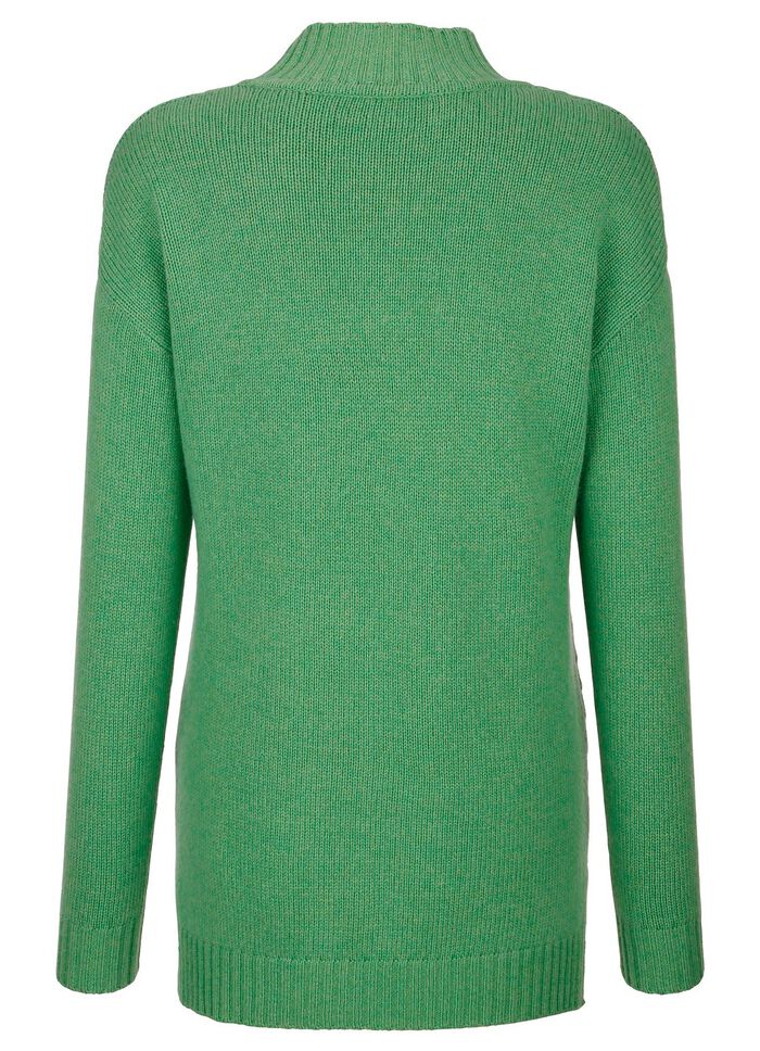 Trui met scheerwol en kasjmier 