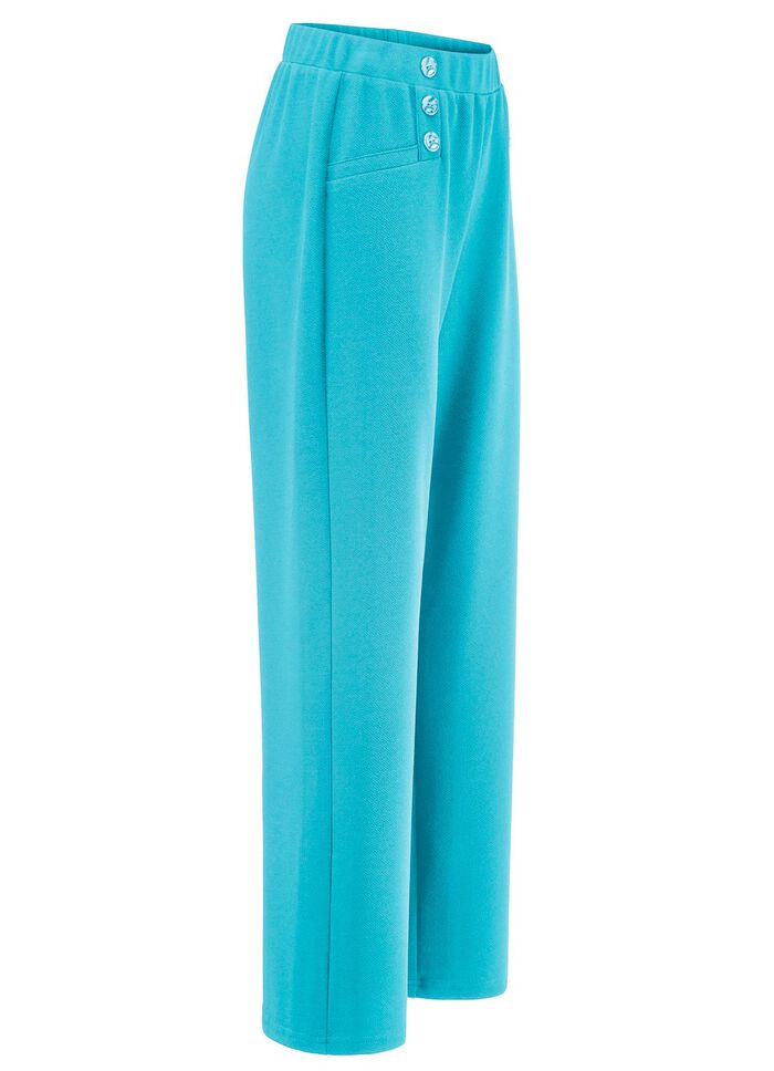 Broek met decoratieve knopen 