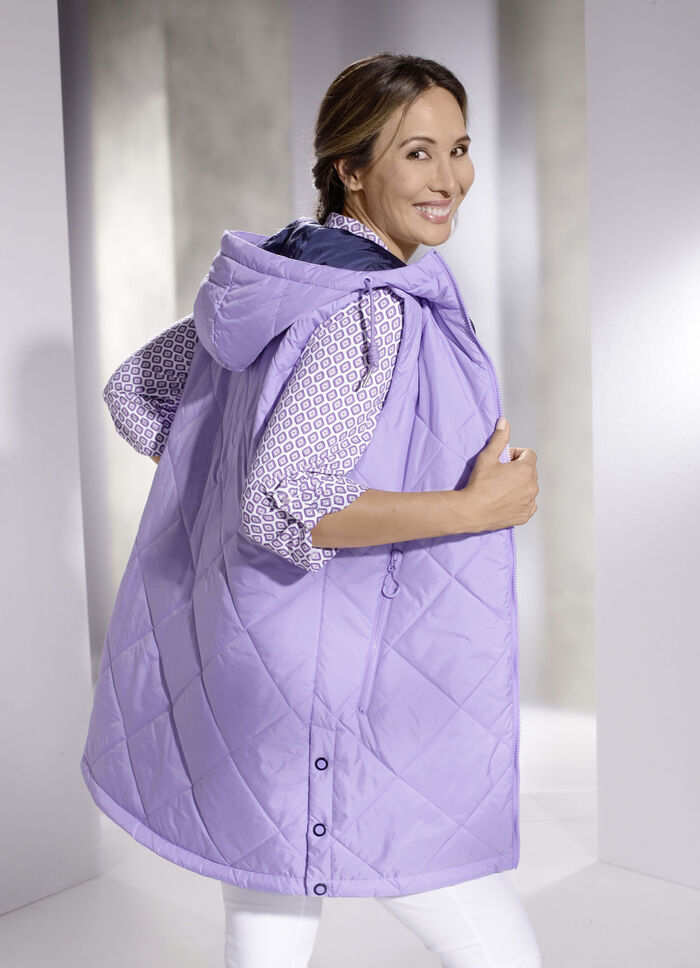 Lang vest met 2-wegritssluiting 