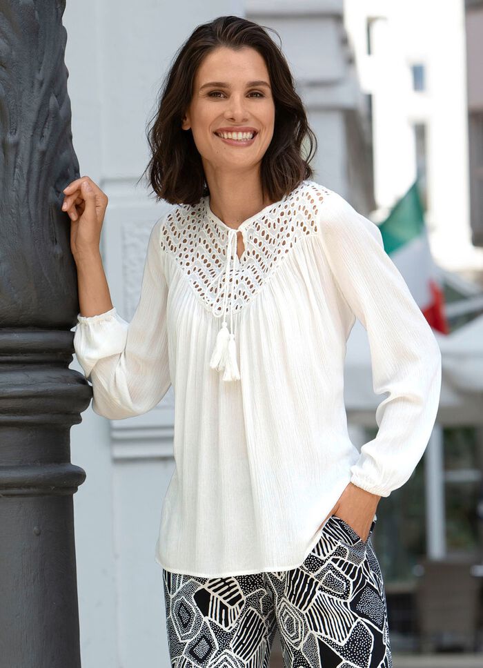 Tuniek met strikbandjes 