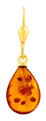 Mooie oorbellen met echte barnsteen 