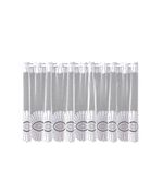 Kort gordijn met doorvoer voor roede 