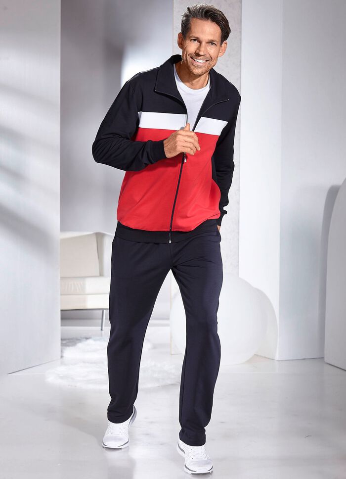 Vrijetijdspak met naadzakken 