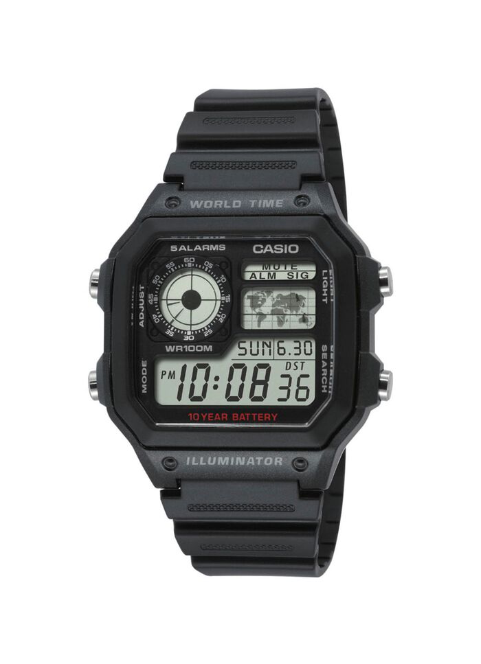 Casio Illuminator digitaal herenhorloge 