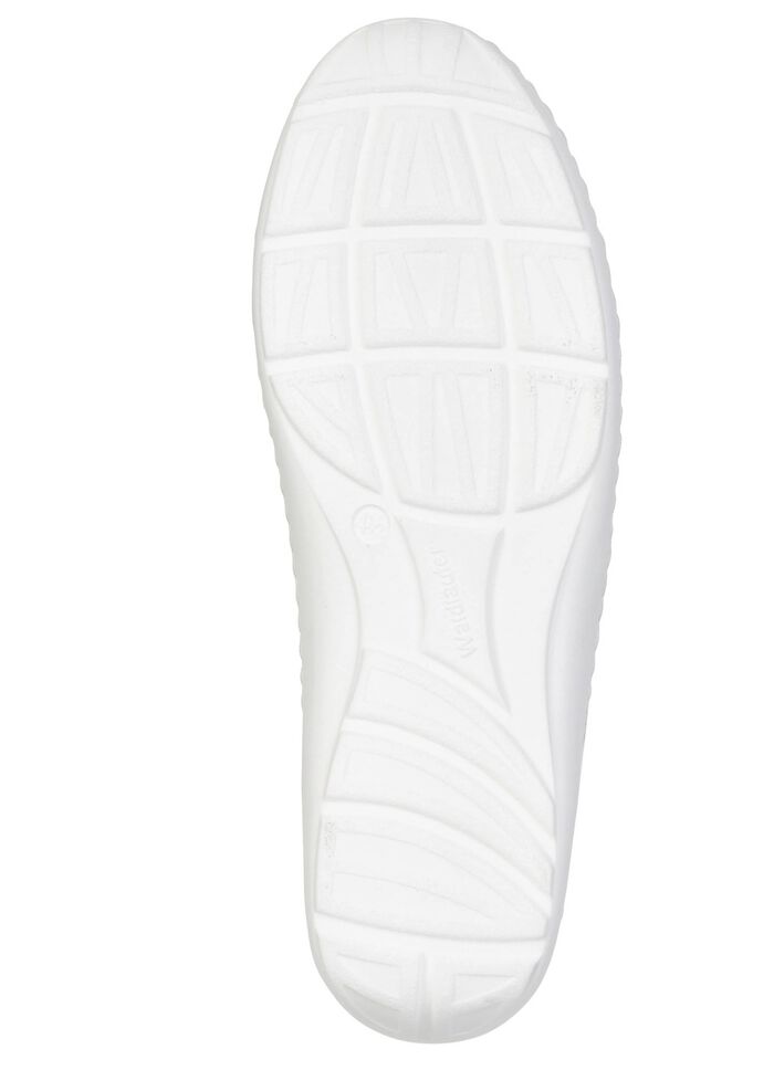 Waldl&auml;ufer, comfortabele dames veterschoenen, breedte H, met uitneembaar voetbed WEISS-SILBER