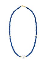 Ketting met parelglans en edelsteenglans 