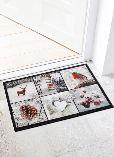 Deurmat met antislip achterkant 