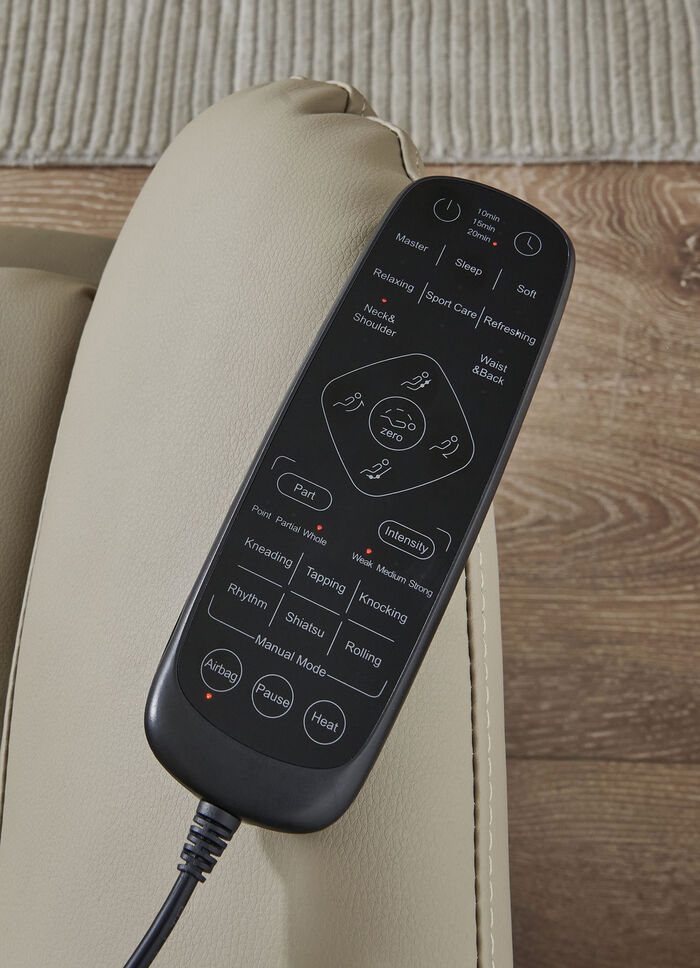 Multifunctionele massagestoel BEIGE