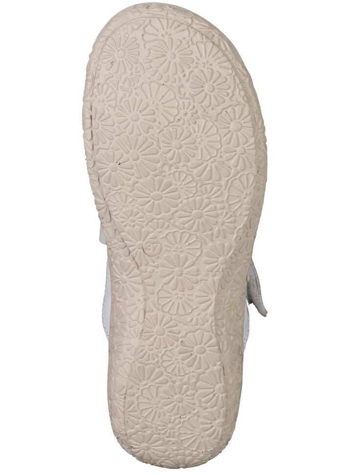 ELENA EDEN klomp met decoratieve perforaties WIT