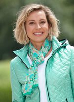 Sjaal met geometrisch ontwerp 