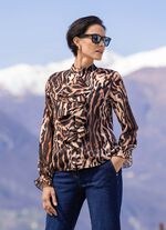 Blouse met speelse ruches 