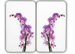 WENKO kachelafdekplaten orchidee, set van 2 