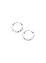 Opvouwbare oorringen zilver 925/- 