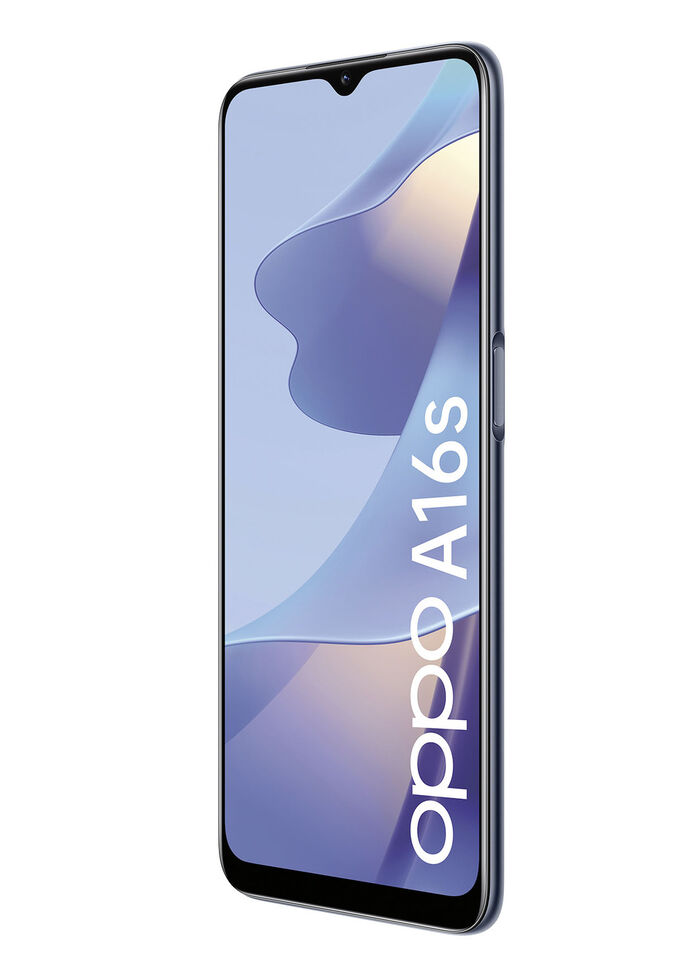 oppo A16s smartphone met een oogvriendelijk HD+ display 