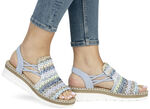 Sandalen HELLBLAU-BUNT