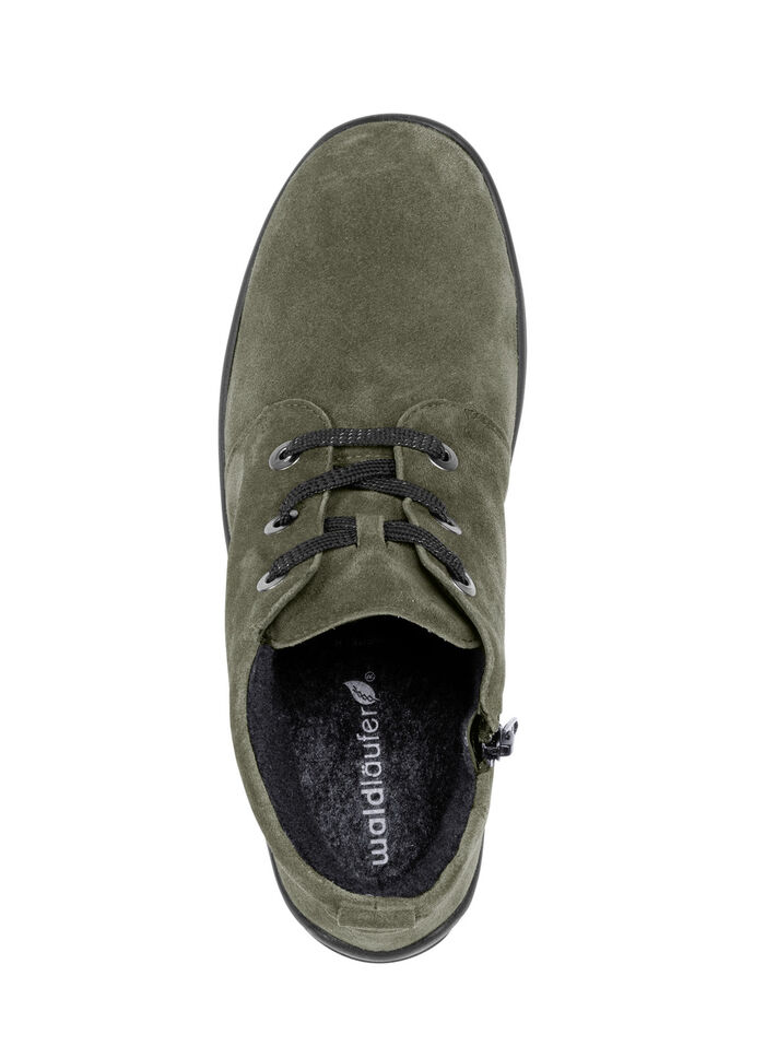 Waldläufer, comfortabele dameslaarzen, winterschoenen, breedte H, met uitneembaar voetbed KAKI