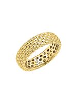 Exquise gouden elegantie: damesring met beitelen 