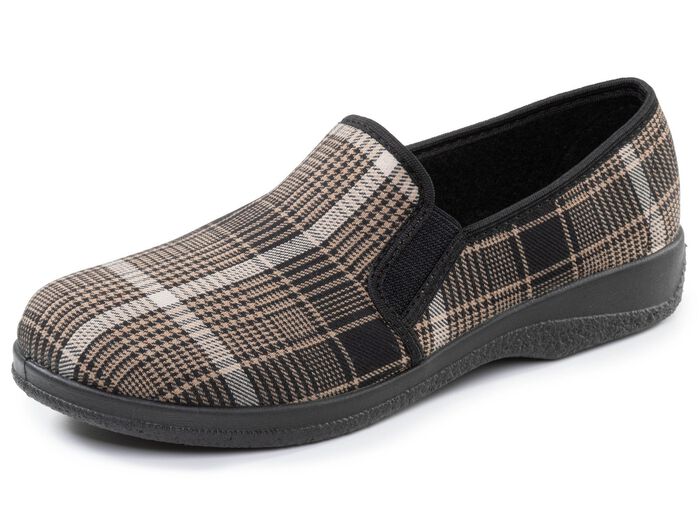 Klassieke herenpantoffels, met elastische band 