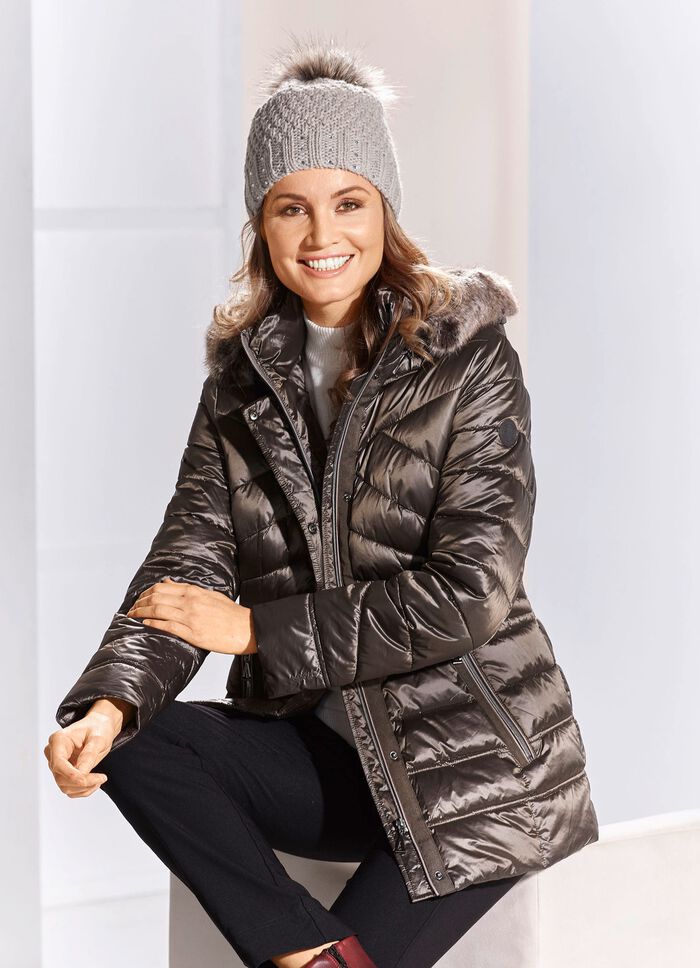 Jas met afneembare capuchon ESPRESSO