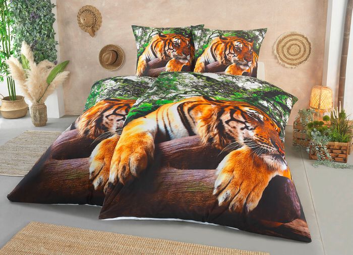 Beddengoedset met digitale print 