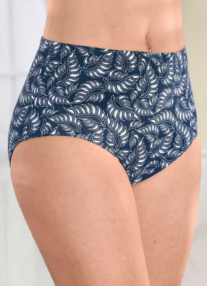 Pak van vier slips met printmotief 