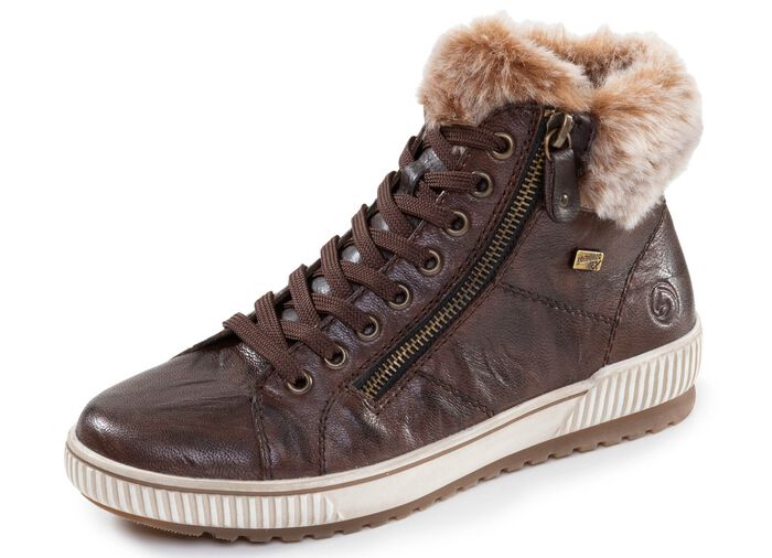 Remonte, gevoerde dameslaarzen, winterschoenen, breedte G, met uitneembaar voetbed DUNKELBRAUN