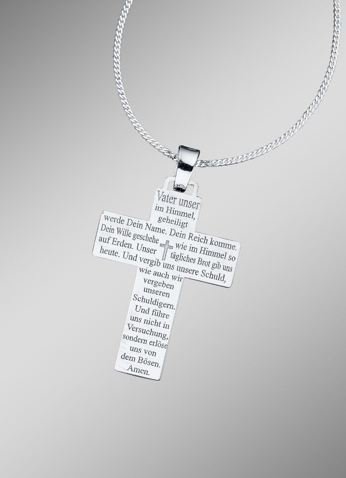 Hanger met compleet Onze Vader... en kinketting 