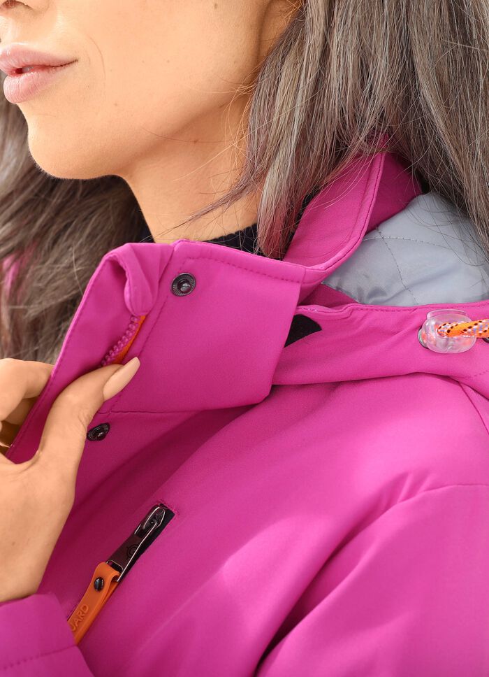 Lang softshell jack FUCHSIA