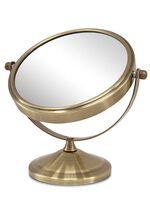 Cosmetische spiegel met stevige metalen behuizing GOLD