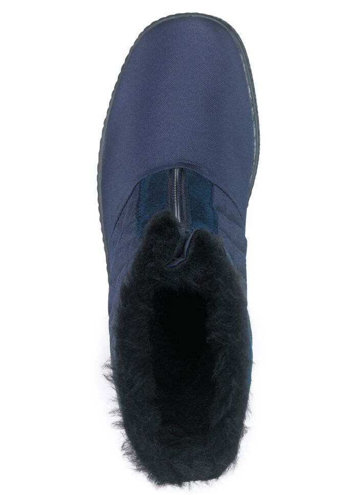 ELENA EDEN enkellaarzen gemaakt van weerbestendig textielmateriaal MARINE