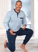 Set: pyjama + shorty met knoopsluiting 