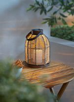 LED-lantaarn &ldquo;Korbinian&rdquo;, naturel 