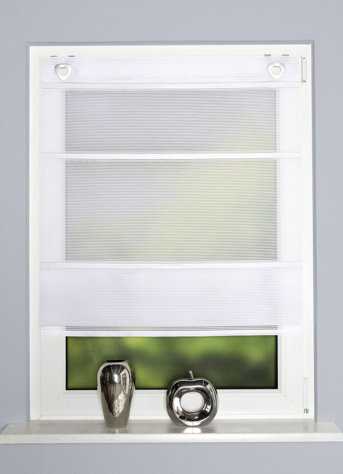 Luchtig, licht en superpraktisch magnetisch rolgordijn WIT
