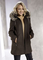 Jas met afneembare capuchon 