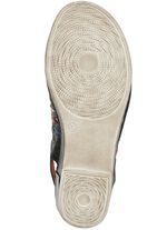 Gemini sandalen met verfijnde, kleurrijke gevlochten details ZWART