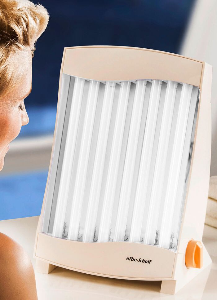 Gezichtsolarium voor een aangename bruine kleur 