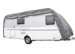 Beschermhoes voor camper en caravan van polyester GRIJS