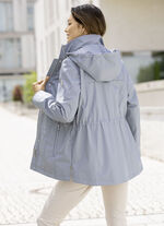 Functionele jas met afneembare capuchon 