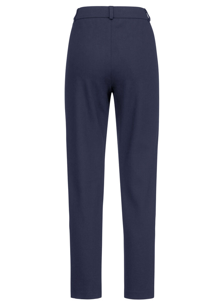 Jerseybroek met gewatteerde plooien MARINE