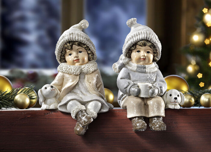 Randzitter van kunsthars, set van 2 