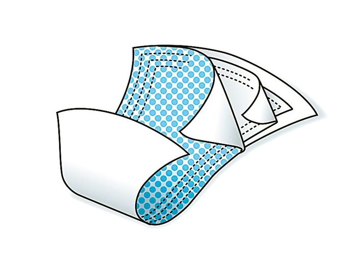 Incontinentie-slip voor heren ZWART