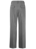 Broek met elastische tailleband aan de achterkant GRIJS GEMÊLEERD