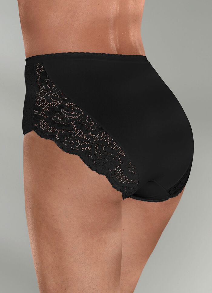 Laurina set van drie slips met elastische kant 