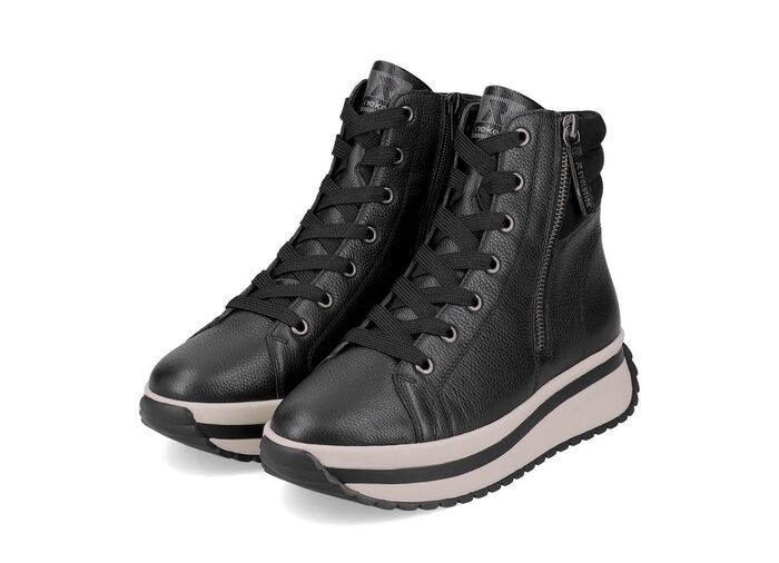 Rieker, trendy dameslaarzen, winterschoenen, met uitneembaar voetbed 